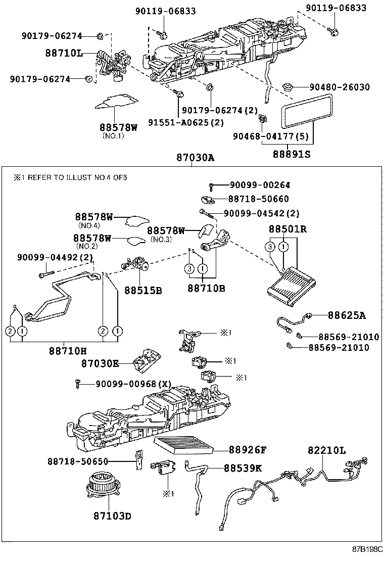  LS600H 600HL |  HEATING AIR CONDITIONING COOLER UNIT
