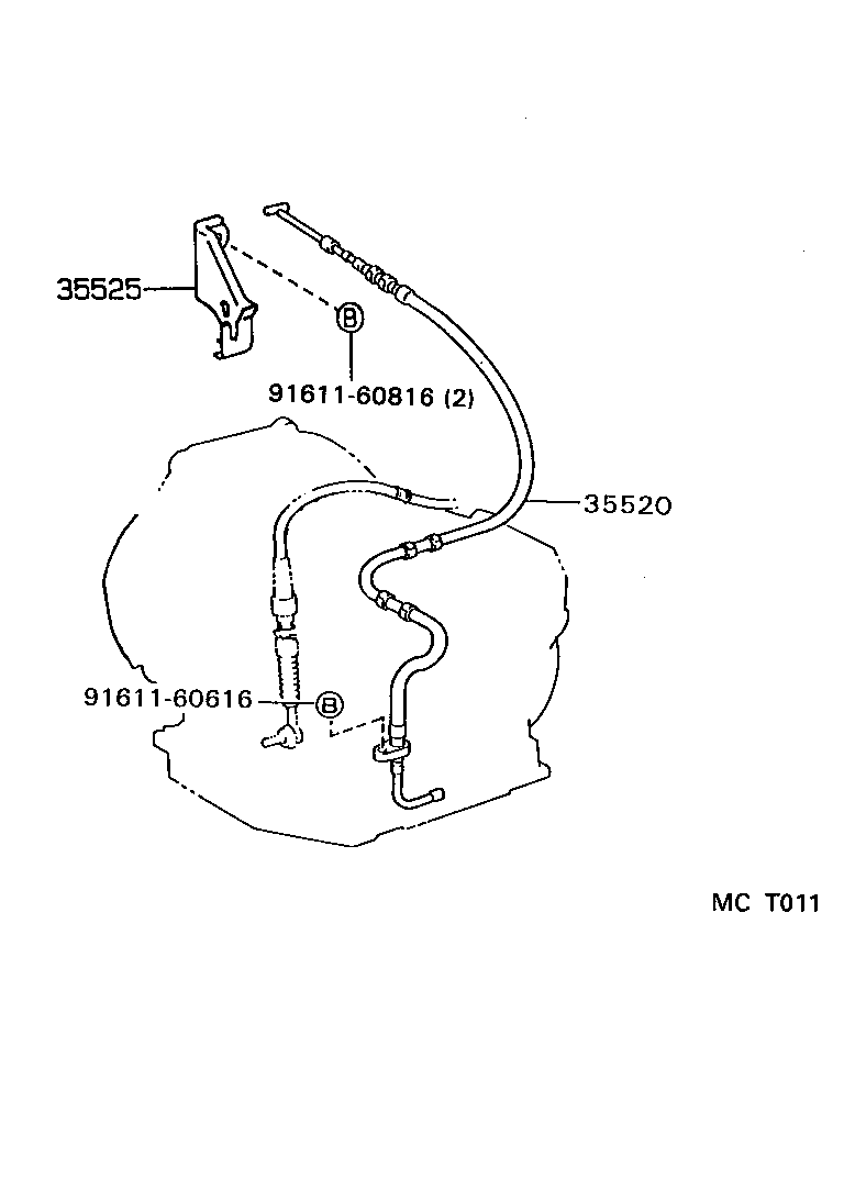 LEVIN TRUENO |  THROTTLE LINK VALVE LEVER ATM