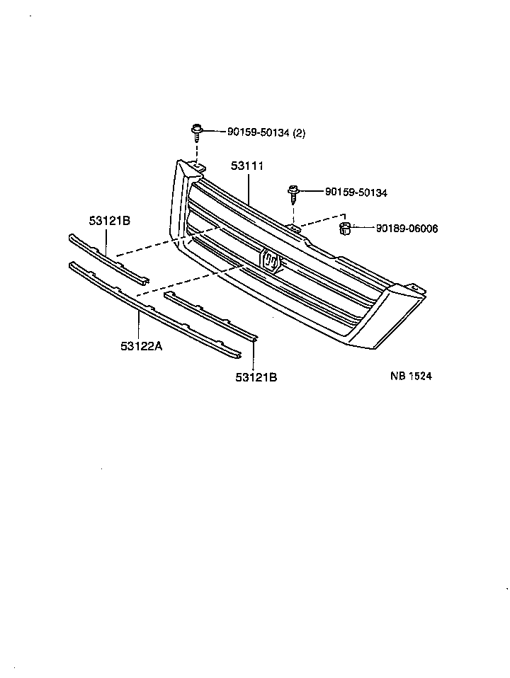  CALDINA |  RADIATOR GRILLE