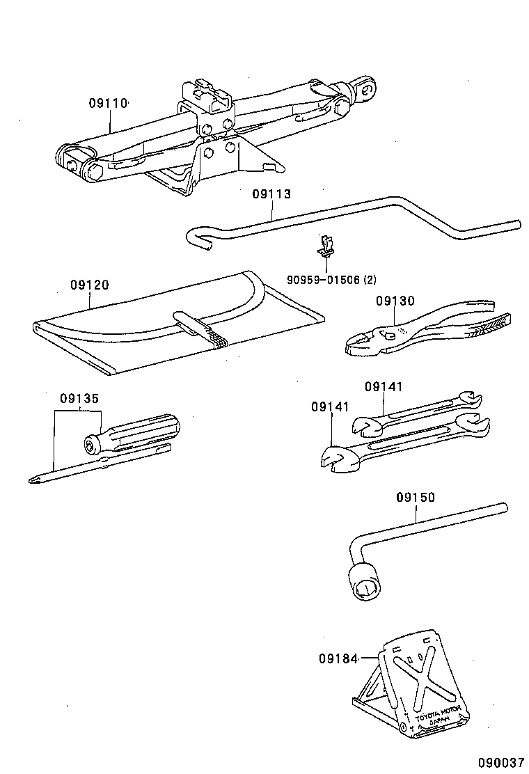  SPRINTER CARIB |  STANDARD TOOL