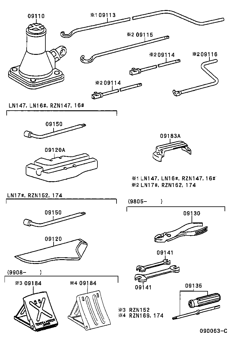  HILUX |  STANDARD TOOL