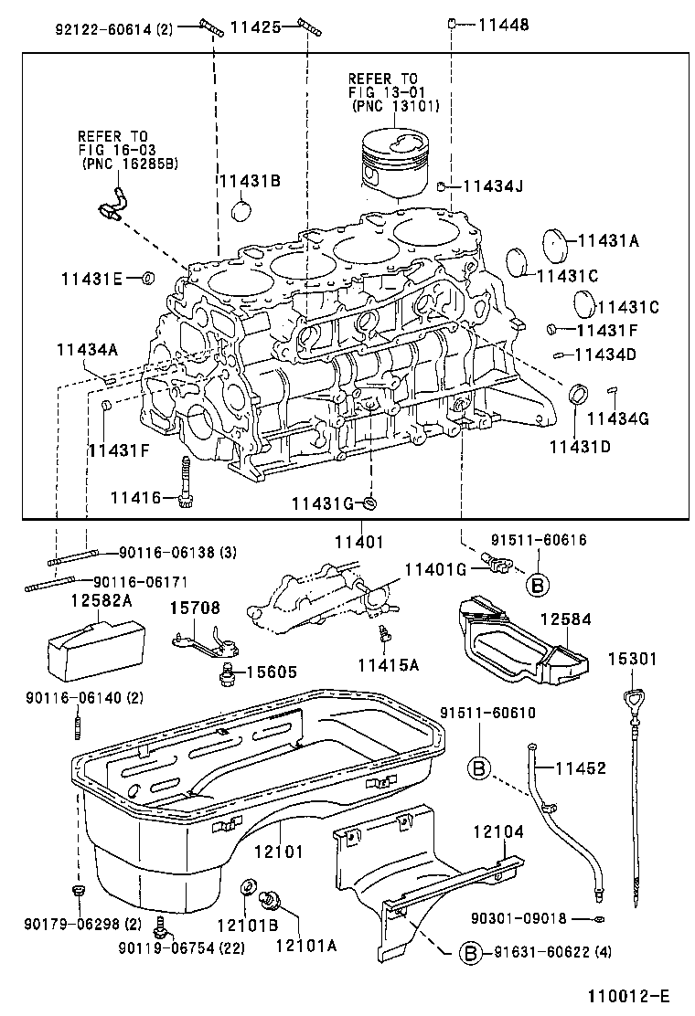  HILUX SURF |  CYLINDER BLOCK