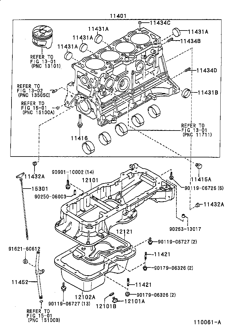  COROLLA SPACIO |  CYLINDER BLOCK