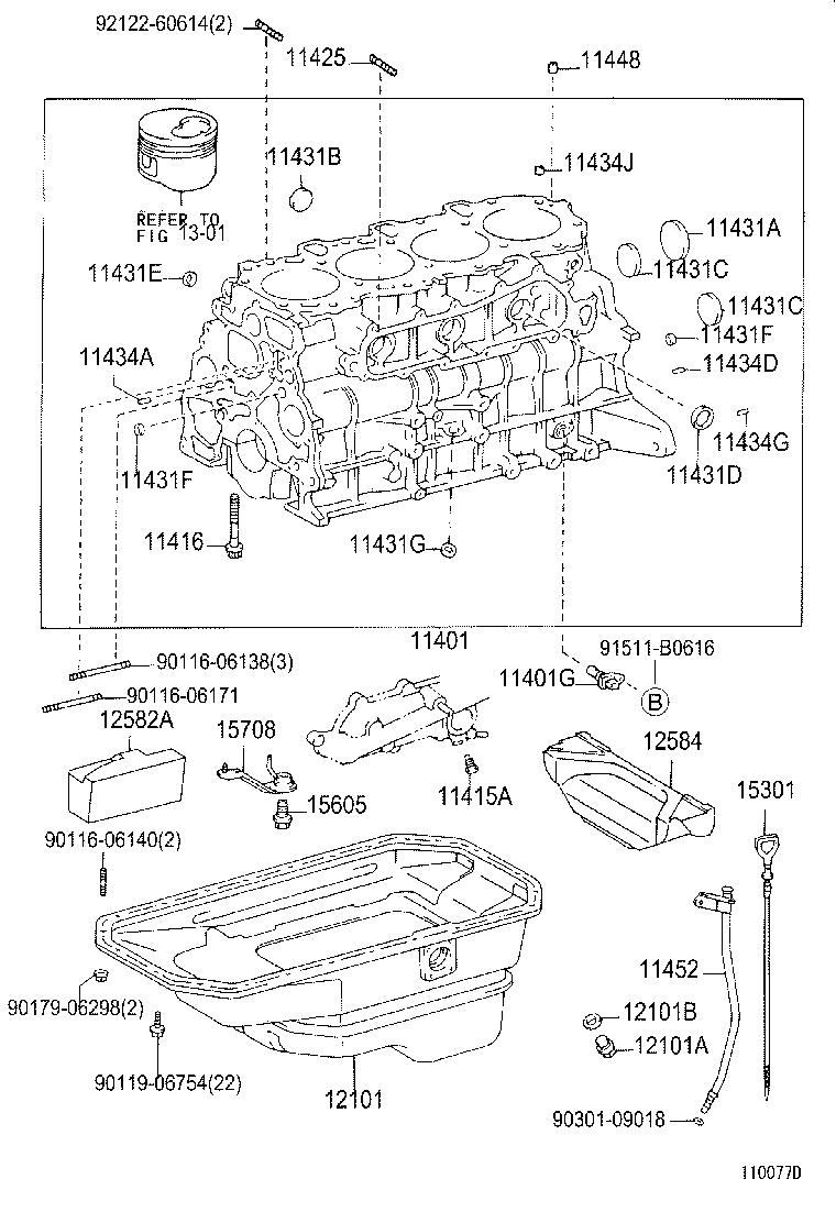  HIACE REGIUSACE |  CYLINDER BLOCK