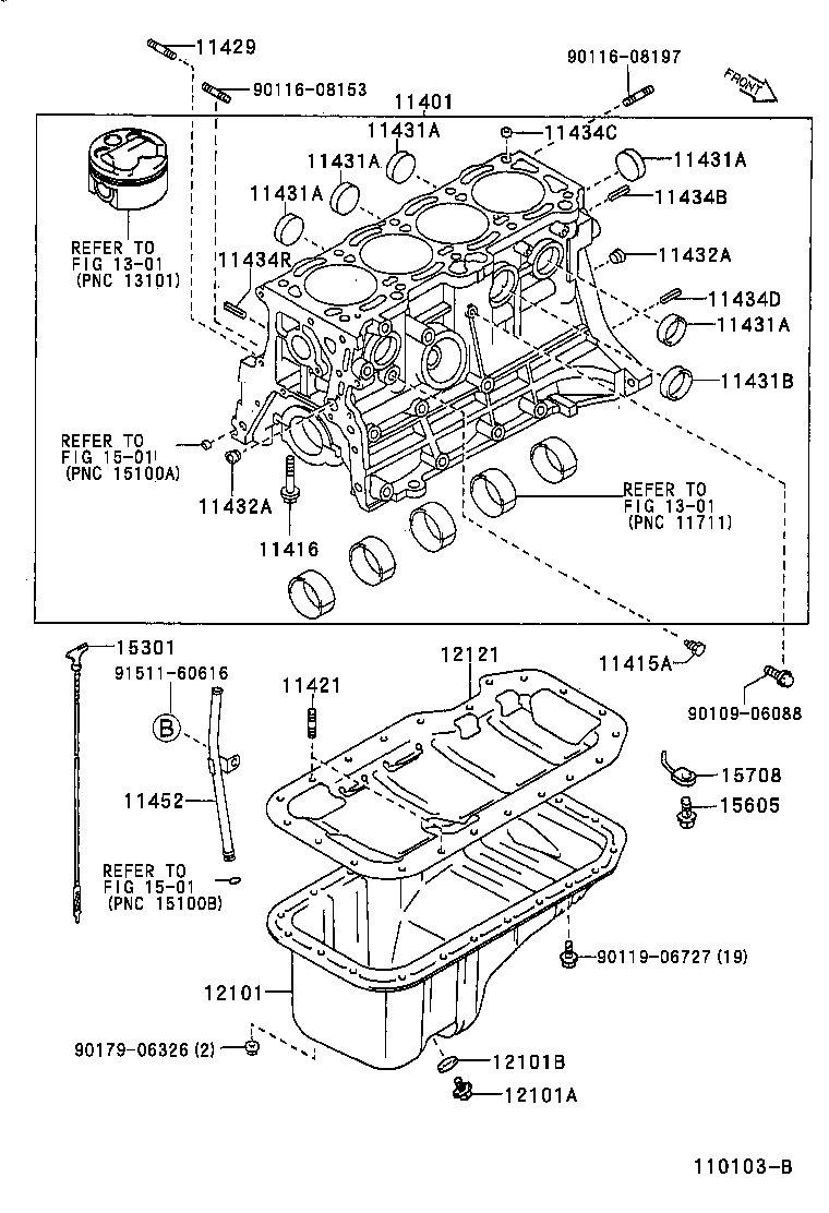  CARINA FF |  CYLINDER BLOCK