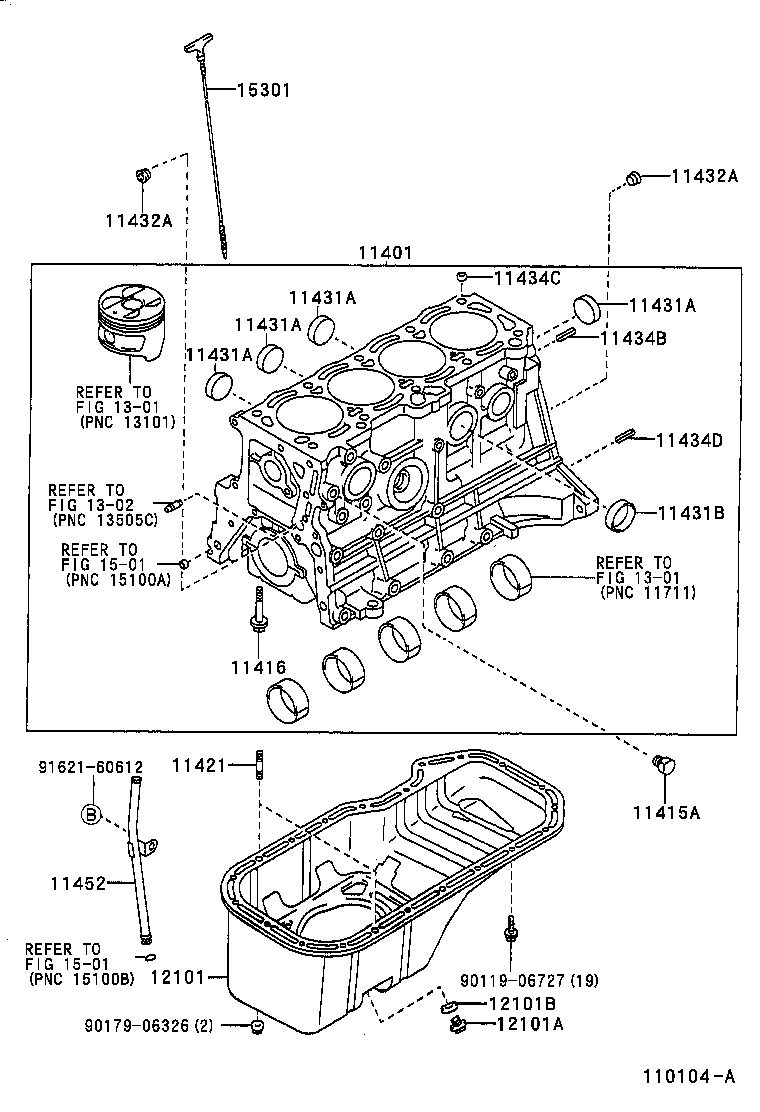  CARINA FF |  CYLINDER BLOCK