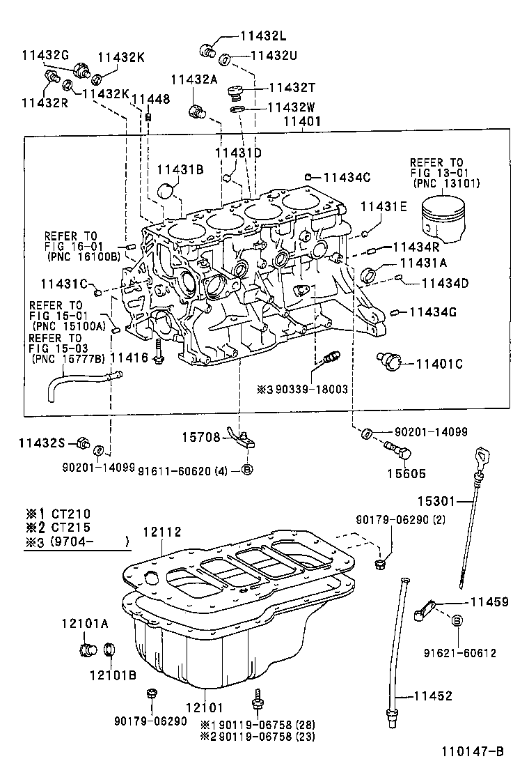  CARINA FF |  CYLINDER BLOCK