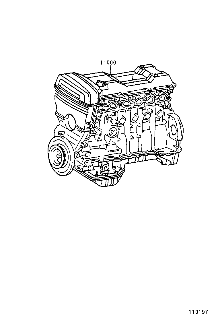  CRESTA |  PARTIAL ENGINE ASSEMBLY