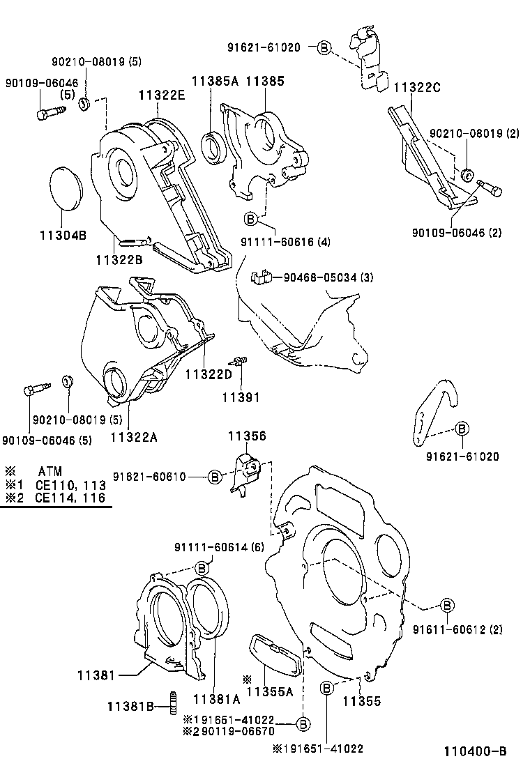  SPRINTER |  TIMING GEAR COVER REAR END PLATE