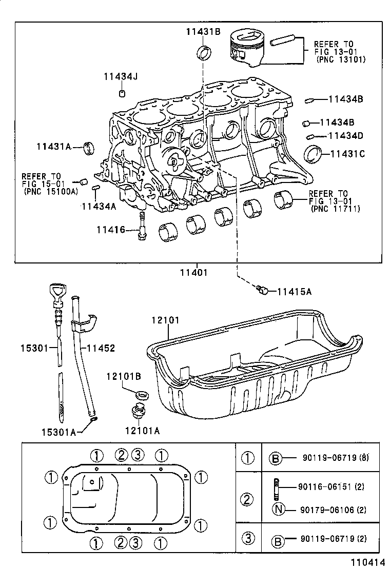  COROLLA 2 |  CYLINDER BLOCK