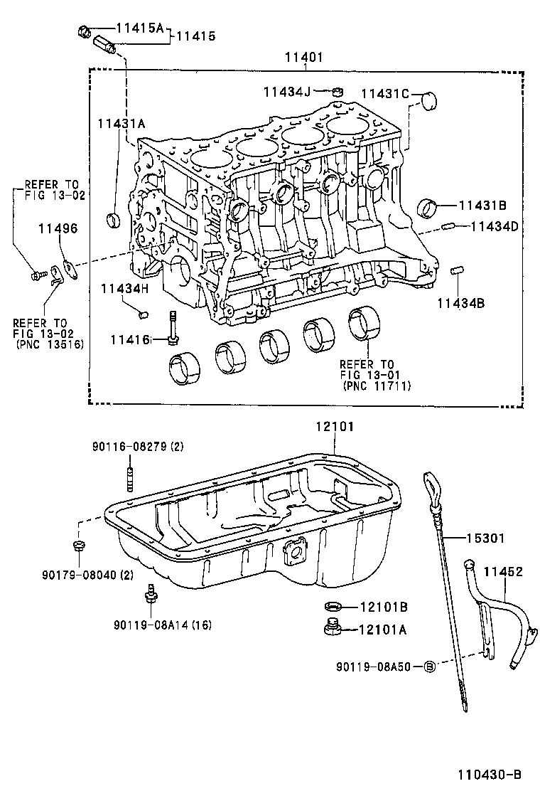  REGIUS TOURING HIACE |  CYLINDER BLOCK