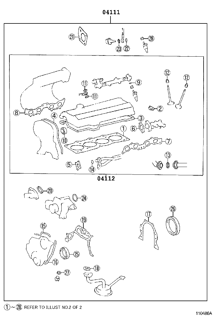  CHASER |  ENGINE OVERHAUL GASKET KIT