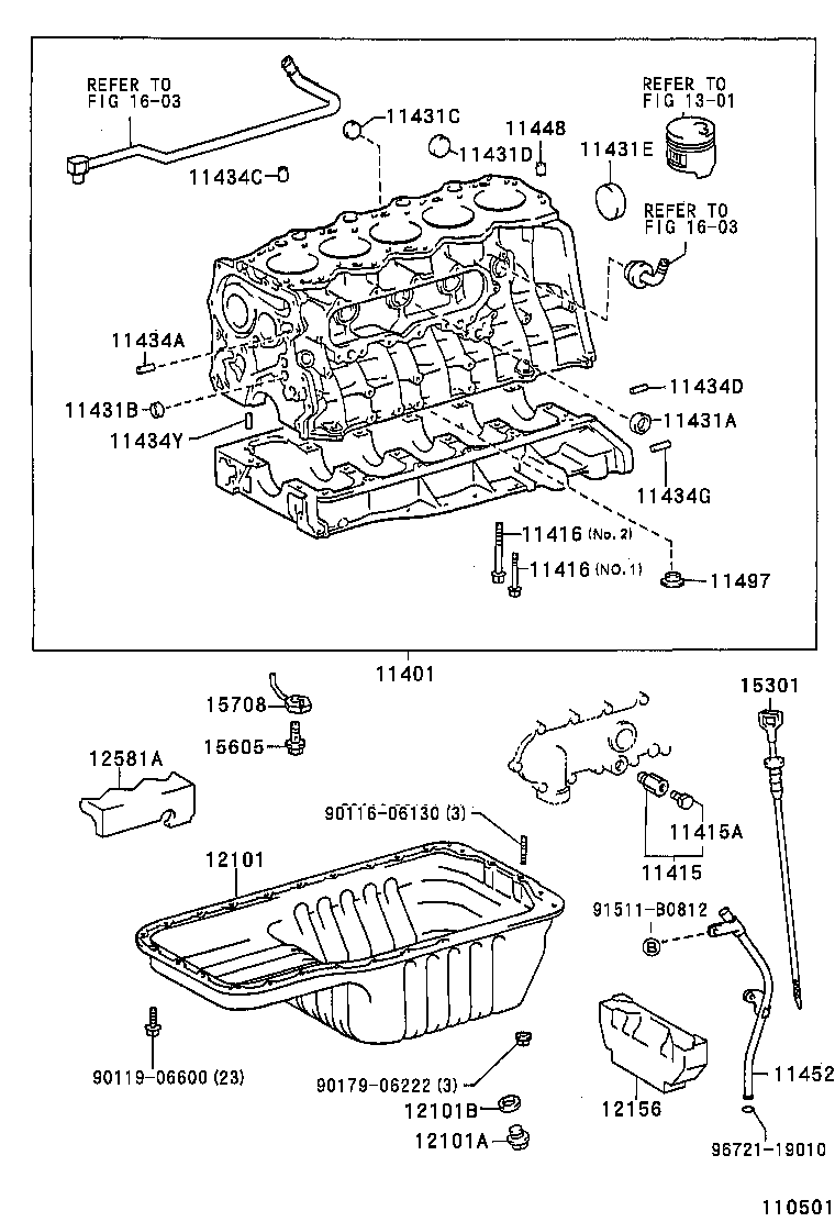  LAND CRUISER S T H T |  CYLINDER BLOCK