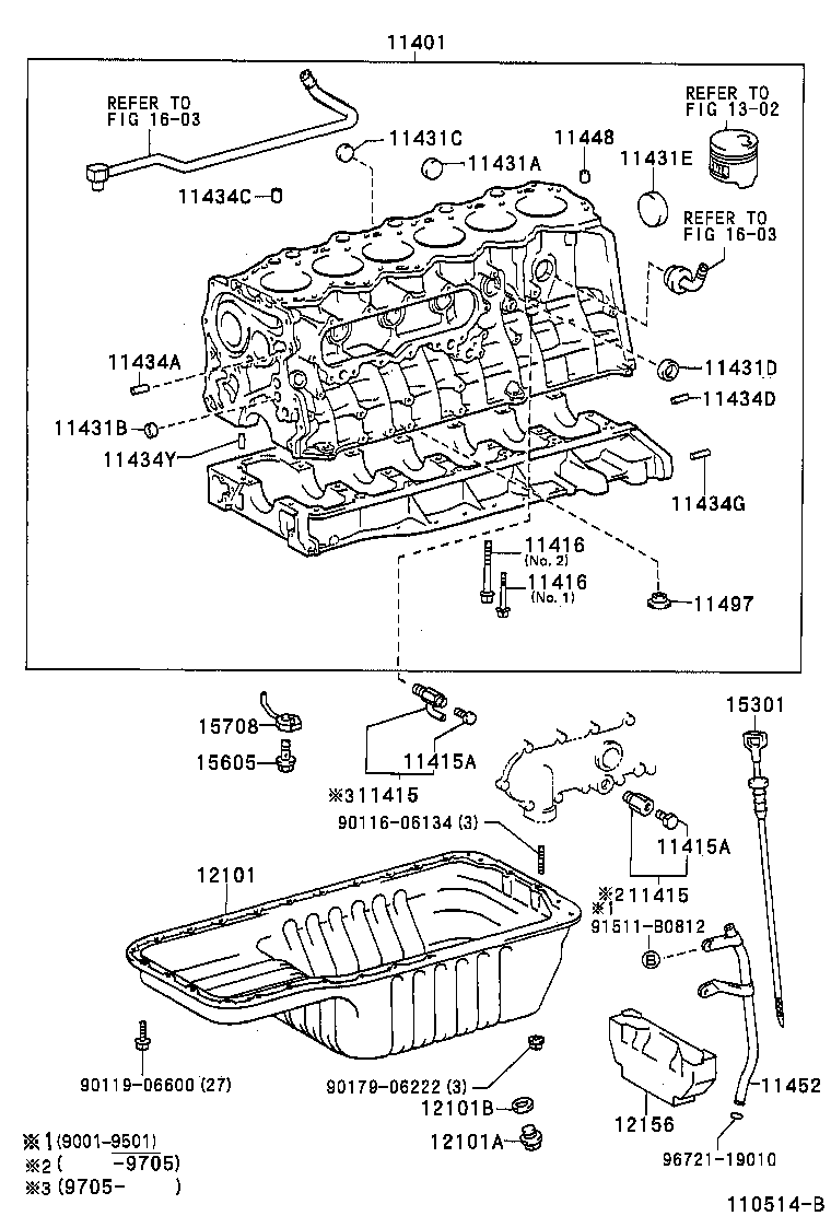  LAND CRUISER S T H T |  CYLINDER BLOCK