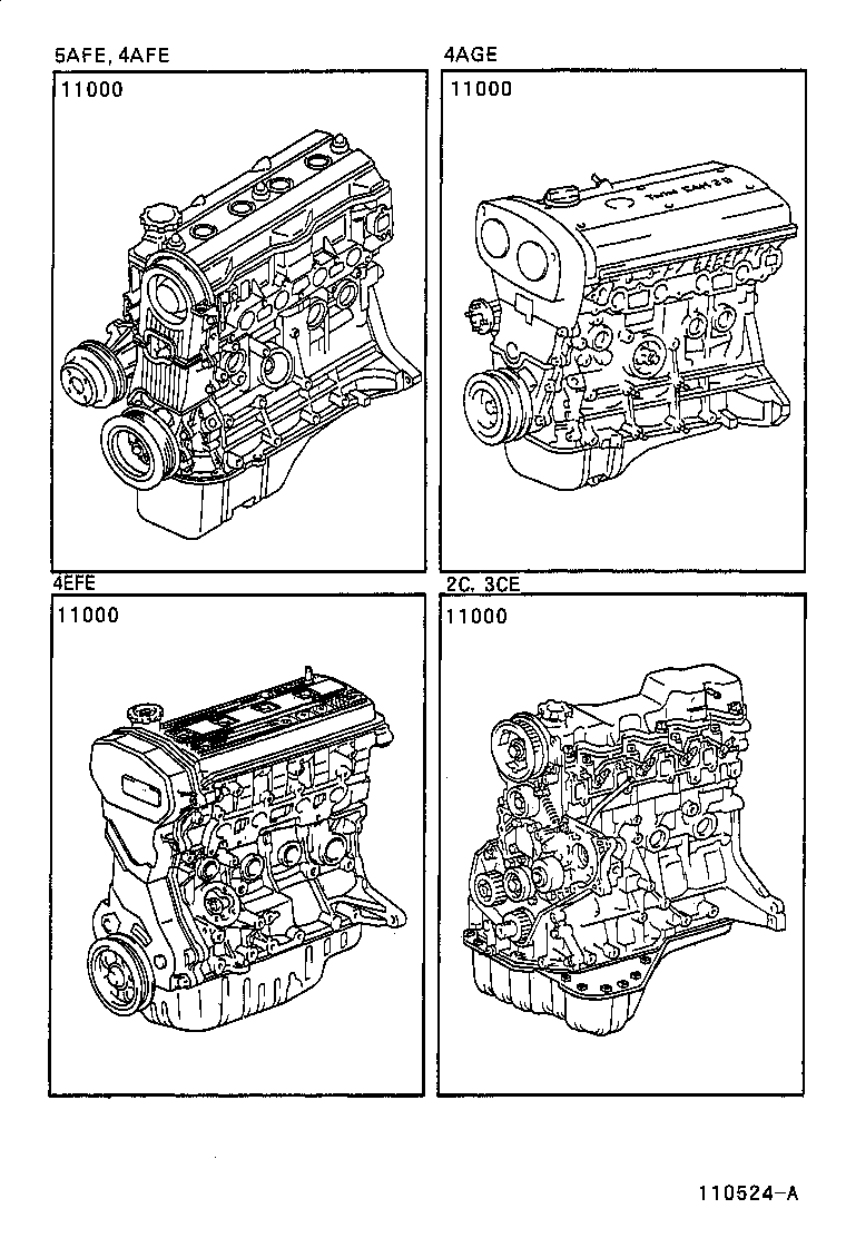  COROLLA |  PARTIAL ENGINE ASSEMBLY