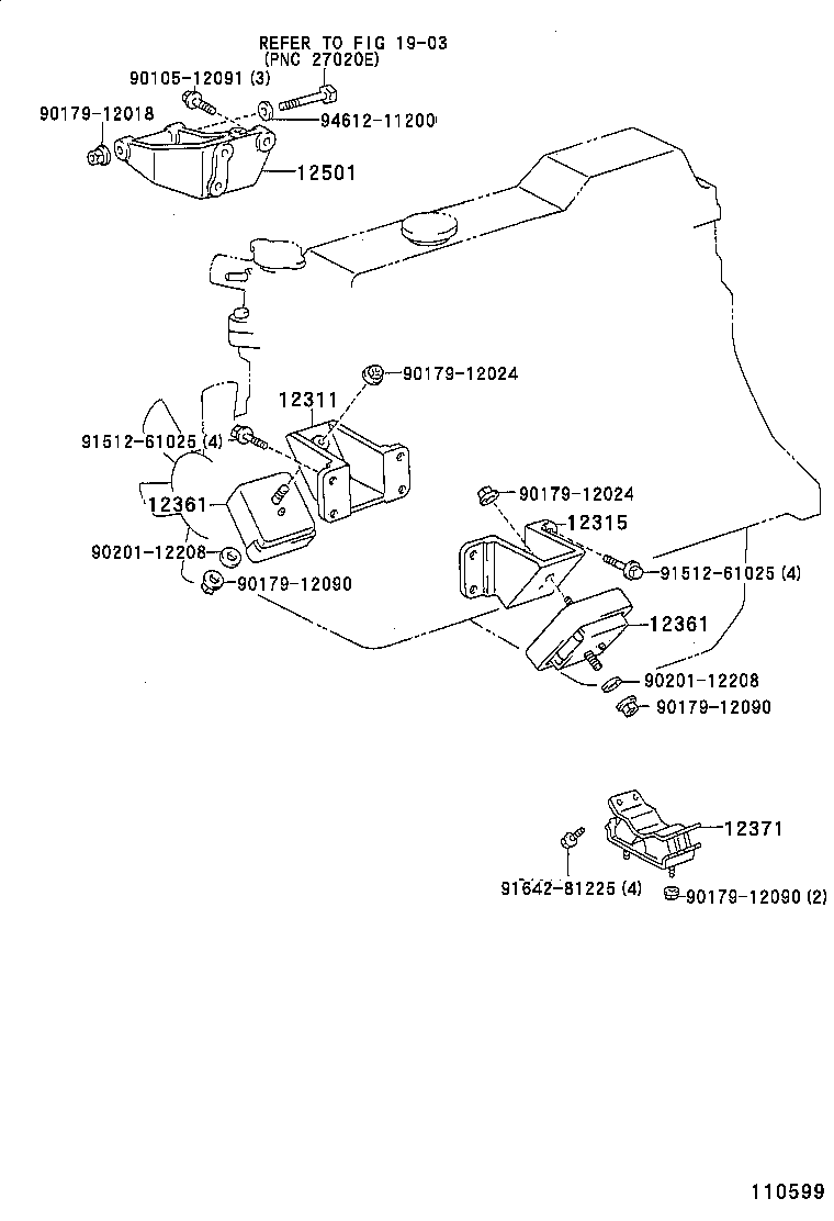  DYNA 200 TOYOACE G25 |  MOUNTING