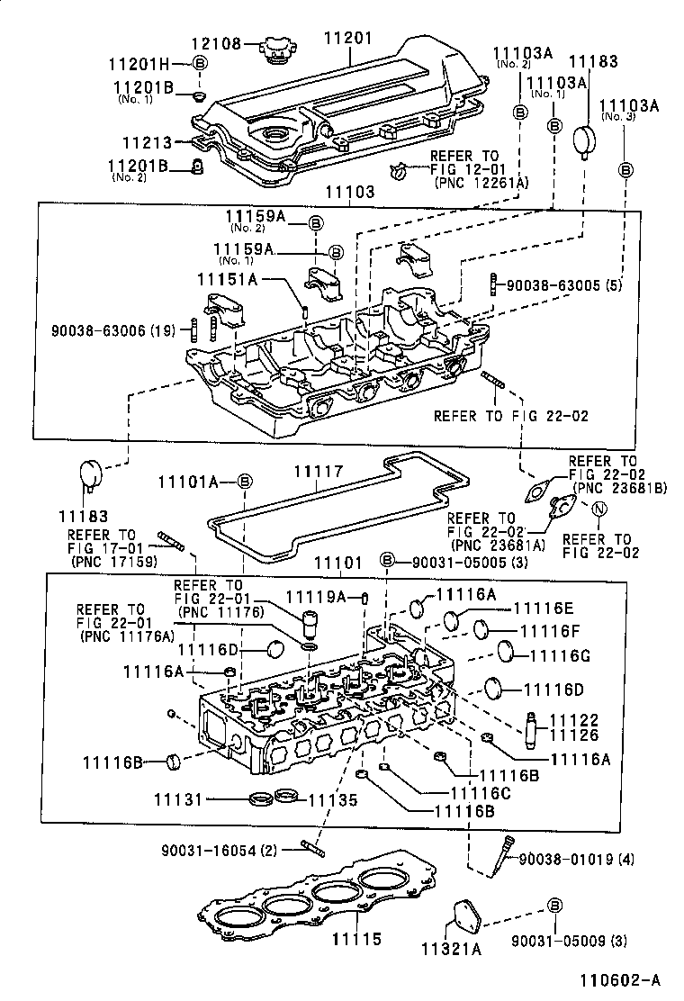  DYNA 200 TOYOACE G25 |  CYLINDER HEAD