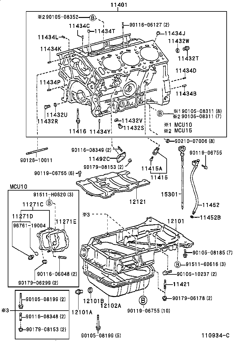  HARRIER |  CYLINDER BLOCK