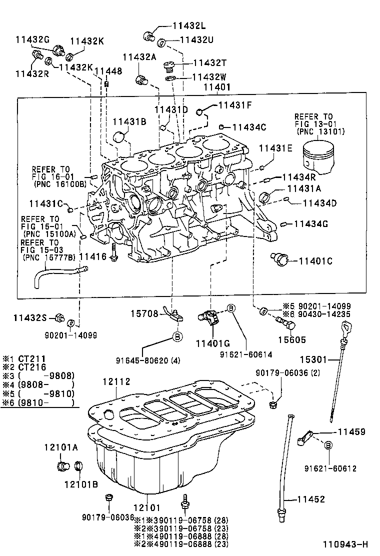  CARINA FF |  CYLINDER BLOCK