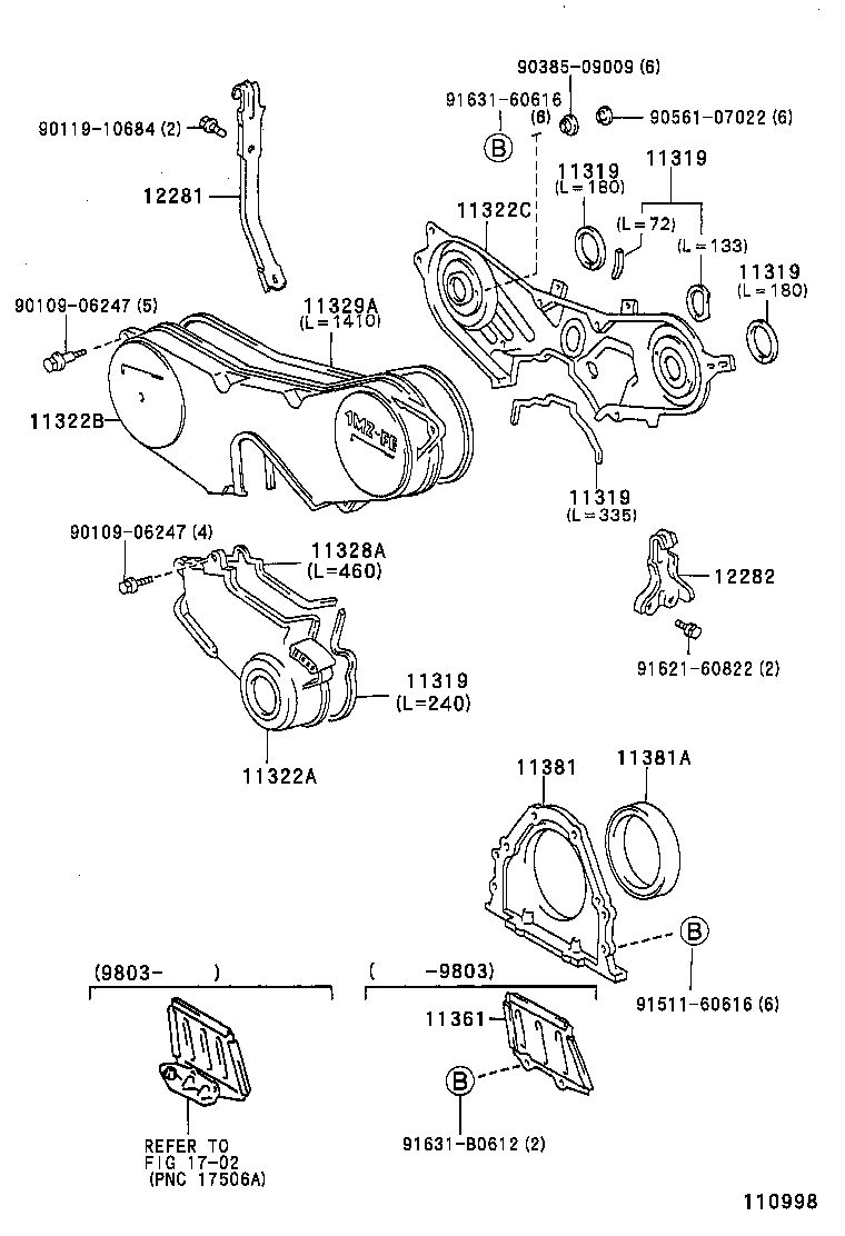 WINDOM |  TIMING GEAR COVER REAR END PLATE