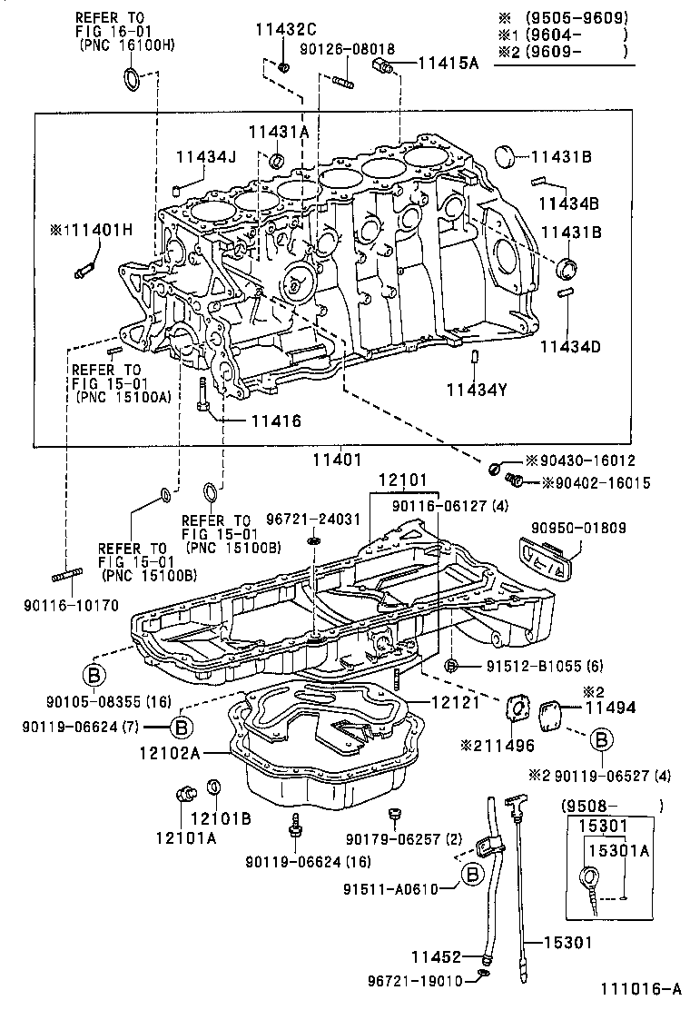  CROWN |  CYLINDER BLOCK