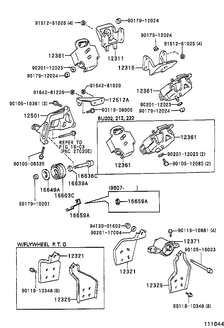  DYNA 200 TOYOACE G25 |  MOUNTING