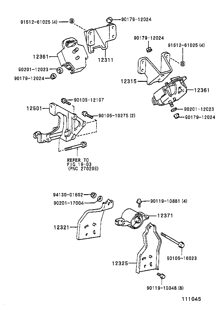  DYNA 200 TOYOACE G25 |  MOUNTING