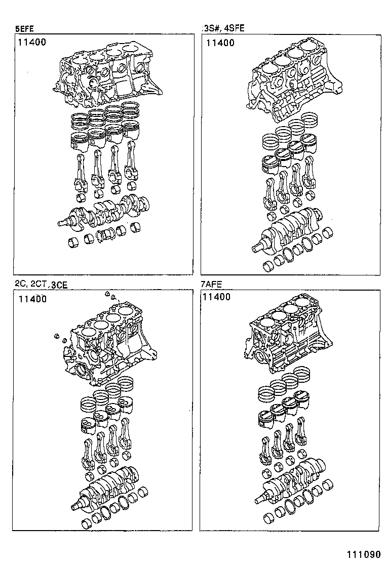  CALDINA |  SHORT BLOCK ASSEMBLY