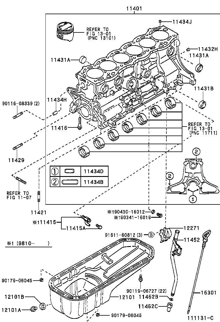  CROWN CROWN MAJESTA |  CYLINDER BLOCK