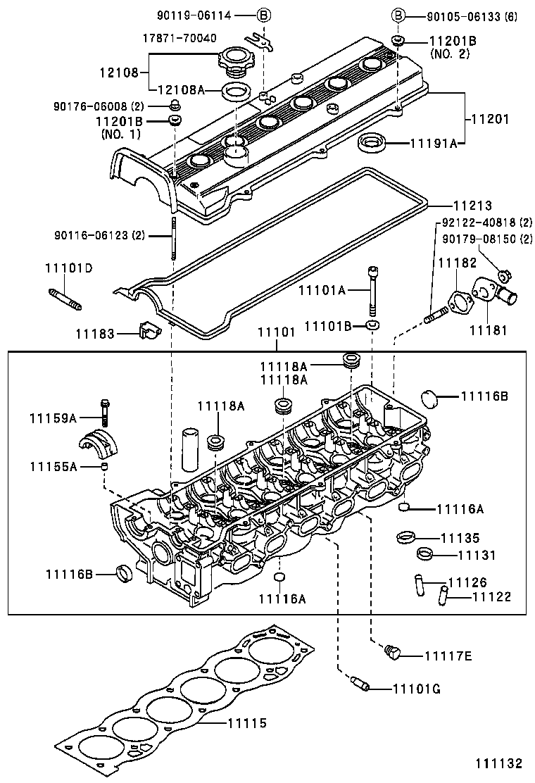  CROWN CROWN MAJESTA |  CYLINDER HEAD