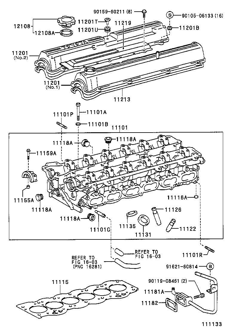  CROWN CROWN MAJESTA |  CYLINDER HEAD