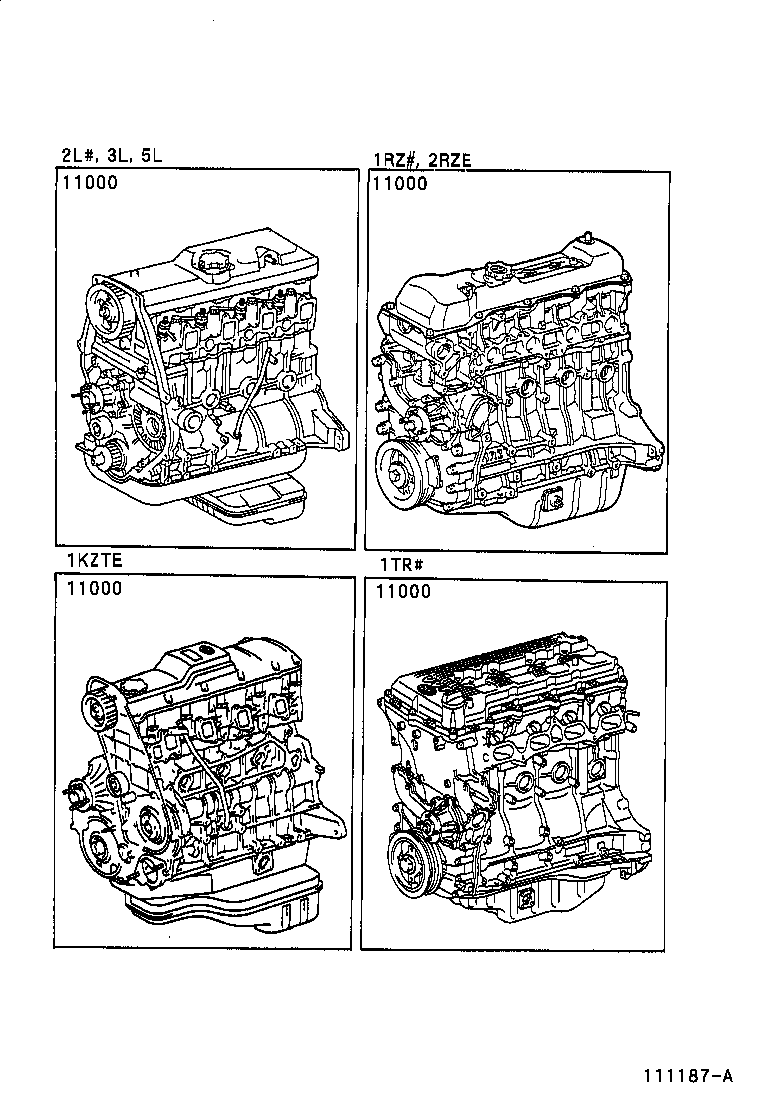  HIACE REGIUSACE |  PARTIAL ENGINE ASSEMBLY