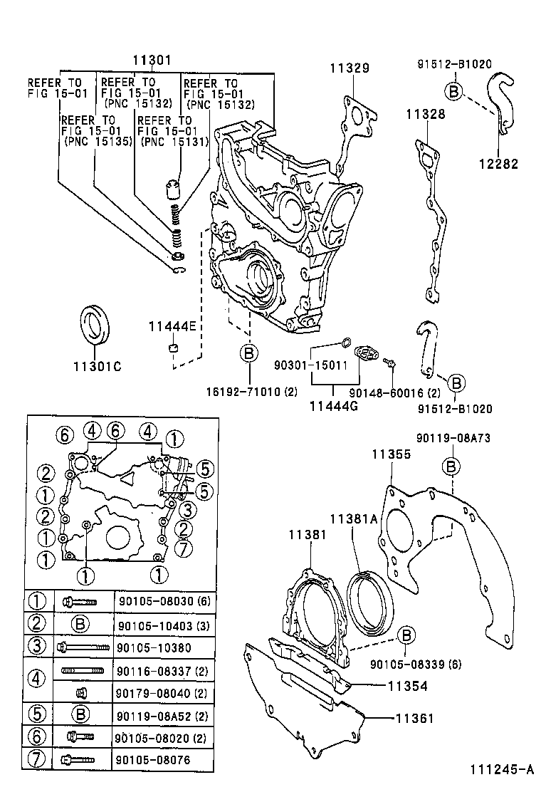  QUICK DELIVERY |  TIMING GEAR COVER REAR END PLATE