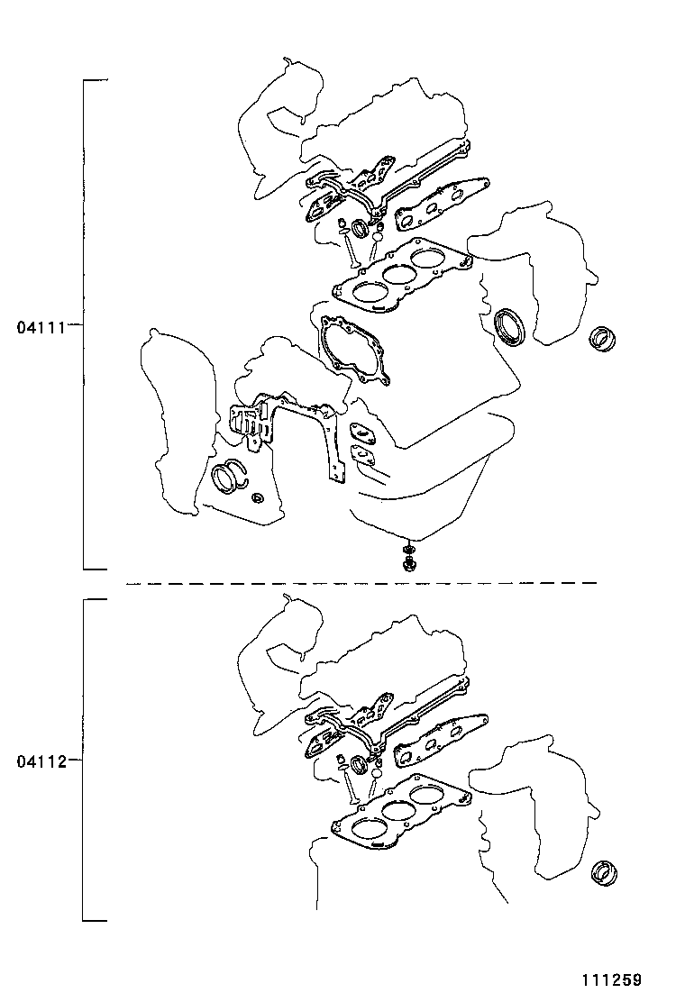  DUET |  ENGINE OVERHAUL GASKET KIT