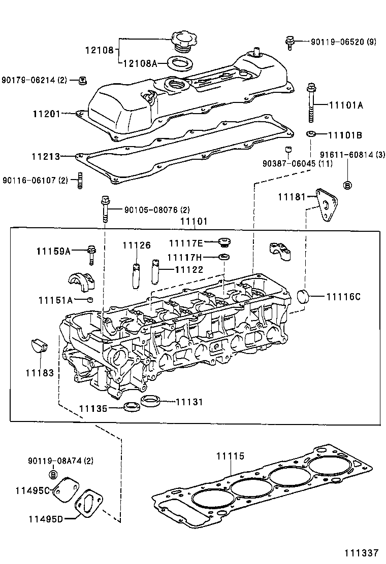  REGIUS TOURING HIACE |  CYLINDER HEAD