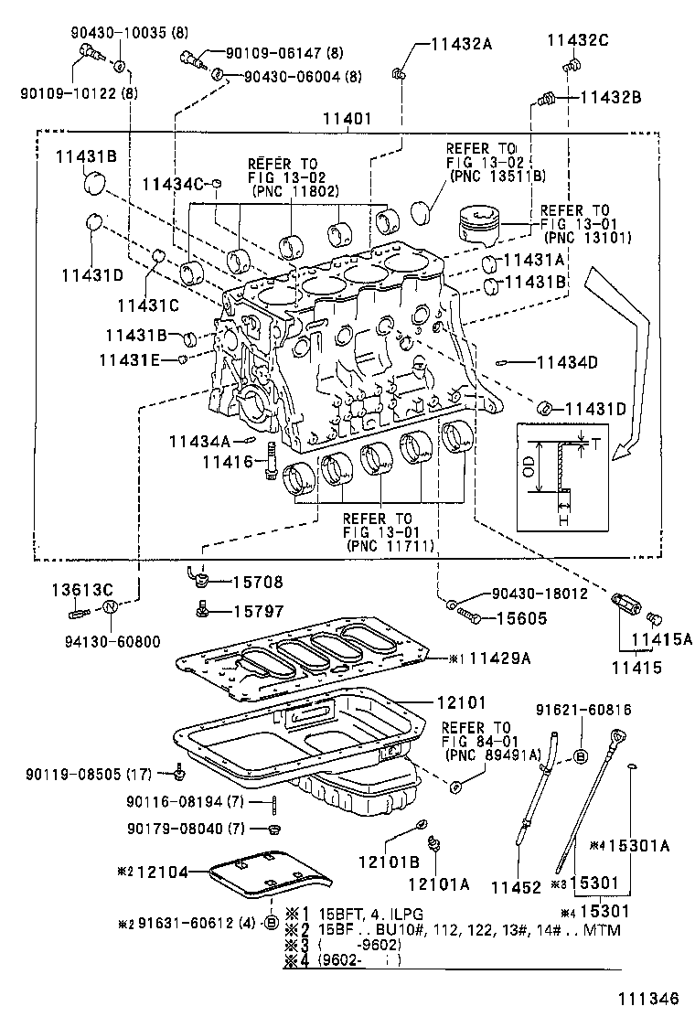  DYNA 200 TOYOACE G25 |  CYLINDER BLOCK