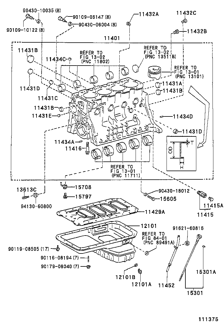  DYNA 200 TOYOACE G25 |  CYLINDER BLOCK