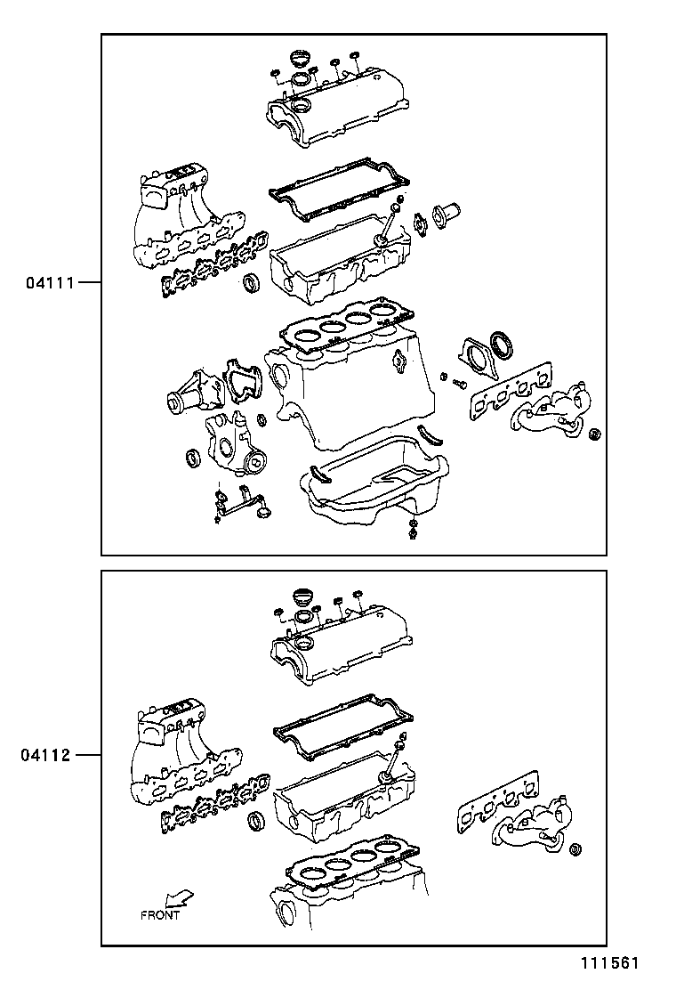  CAMI |  ENGINE OVERHAUL GASKET KIT