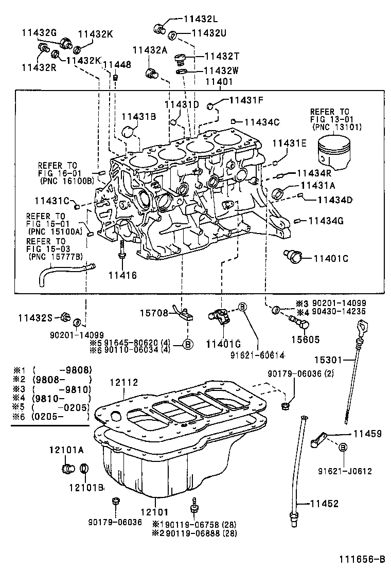  CALDINA |  CYLINDER BLOCK