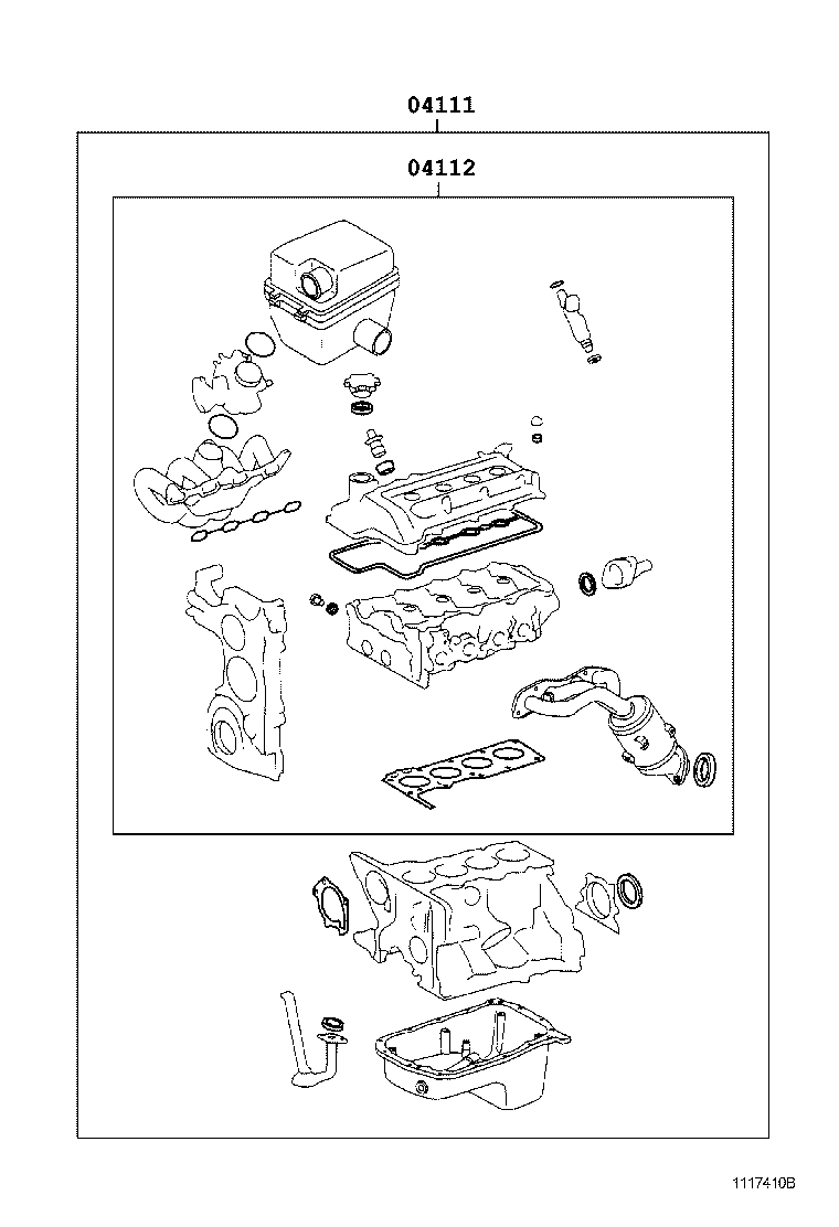  CAMI |  ENGINE OVERHAUL GASKET KIT