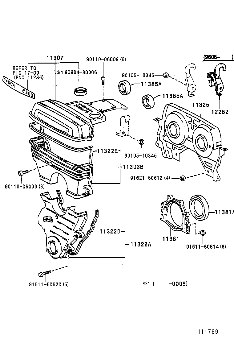  SUPRA |  TIMING GEAR COVER REAR END PLATE