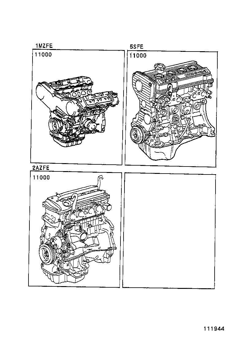  HARRIER |  PARTIAL ENGINE ASSEMBLY