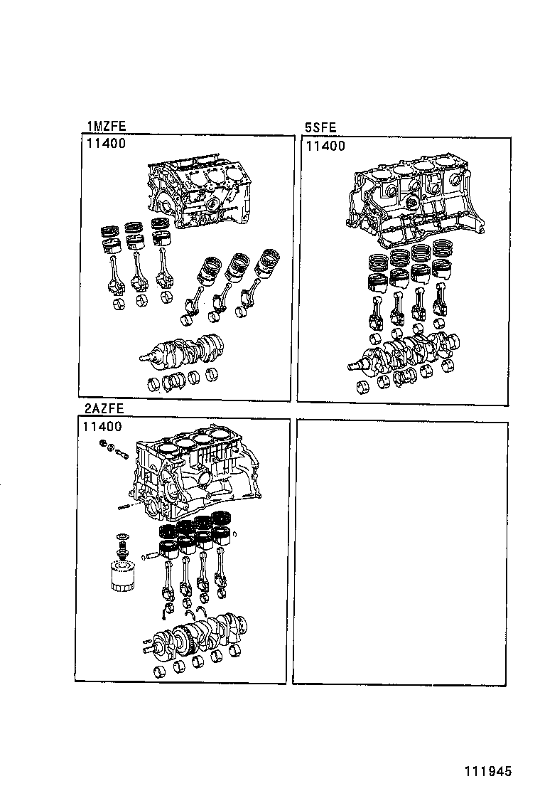  HARRIER |  SHORT BLOCK ASSEMBLY