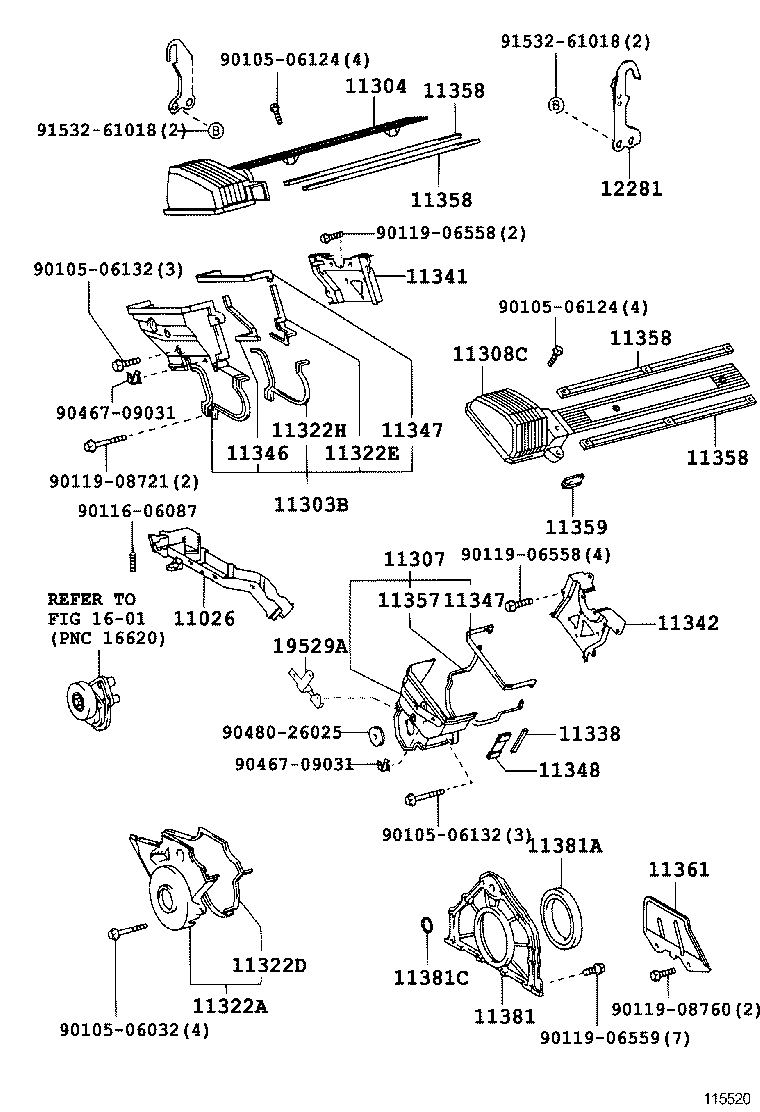  CELSIOR |  TIMING GEAR COVER REAR END PLATE