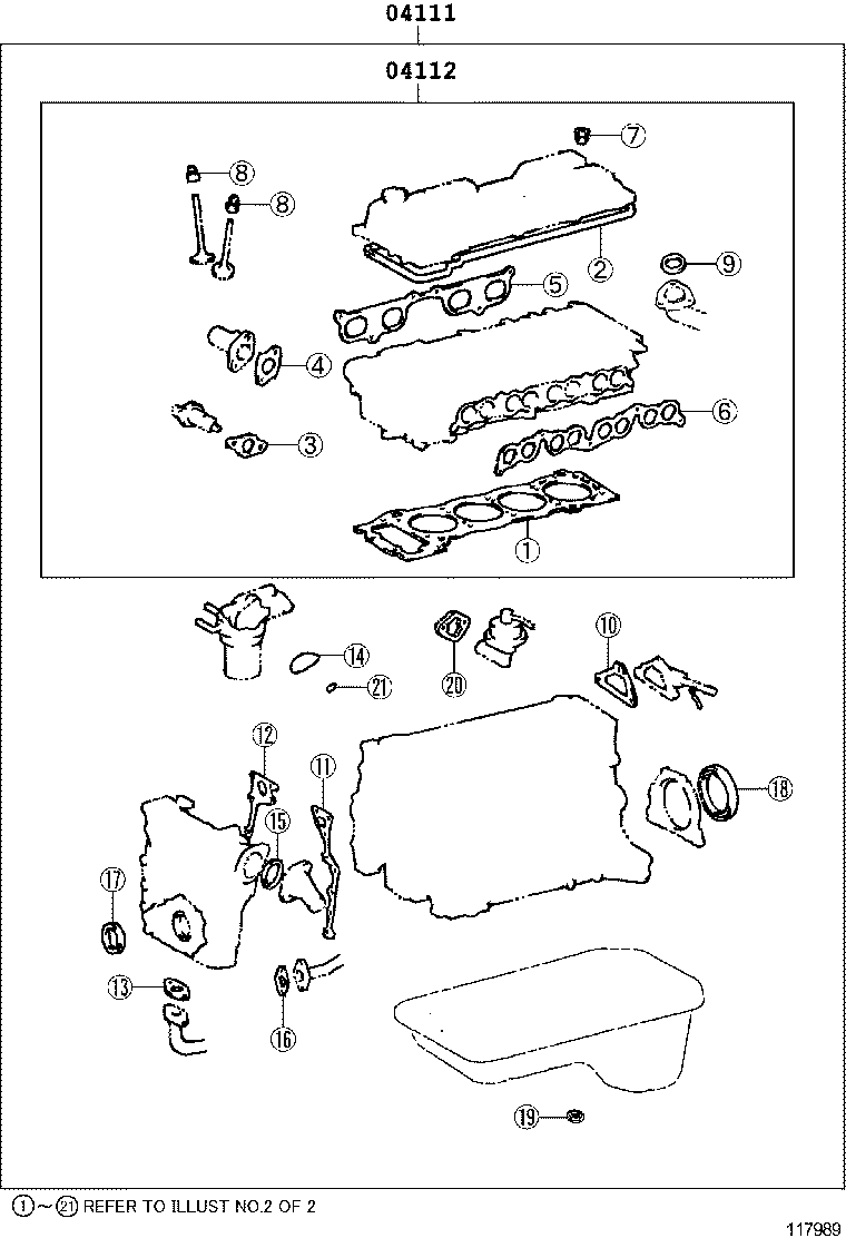  QUICK DELIVERY |  ENGINE OVERHAUL GASKET KIT