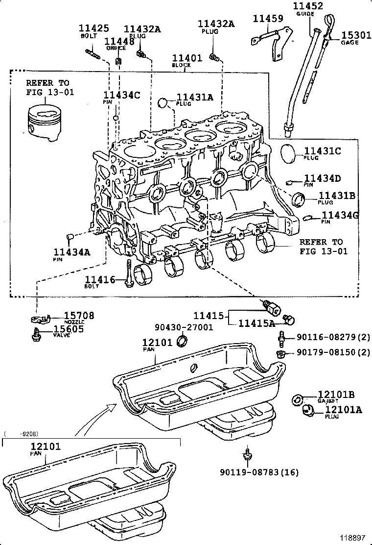  LAND CRUISER S T H T |  CYLINDER BLOCK