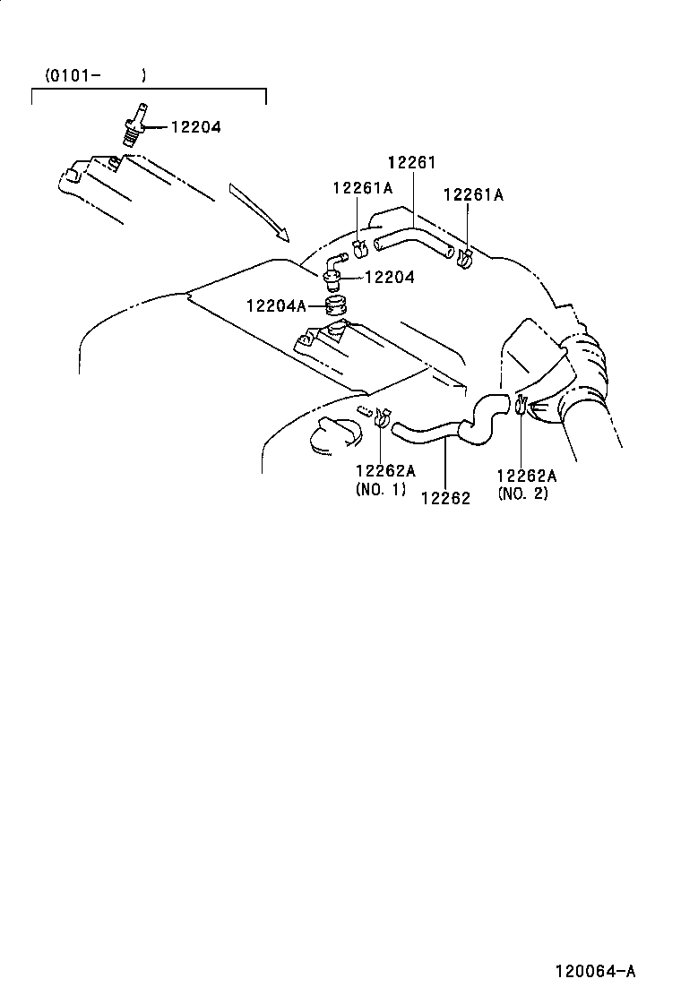  HARRIER |  VENTILATION HOSE