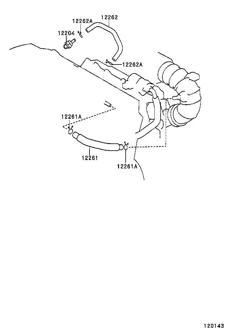  RAV4 J L |  VENTILATION HOSE