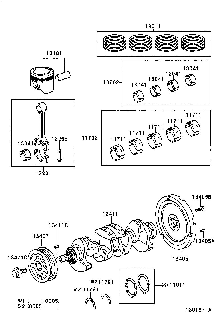  PRIUS |  CRANKSHAFT PISTON