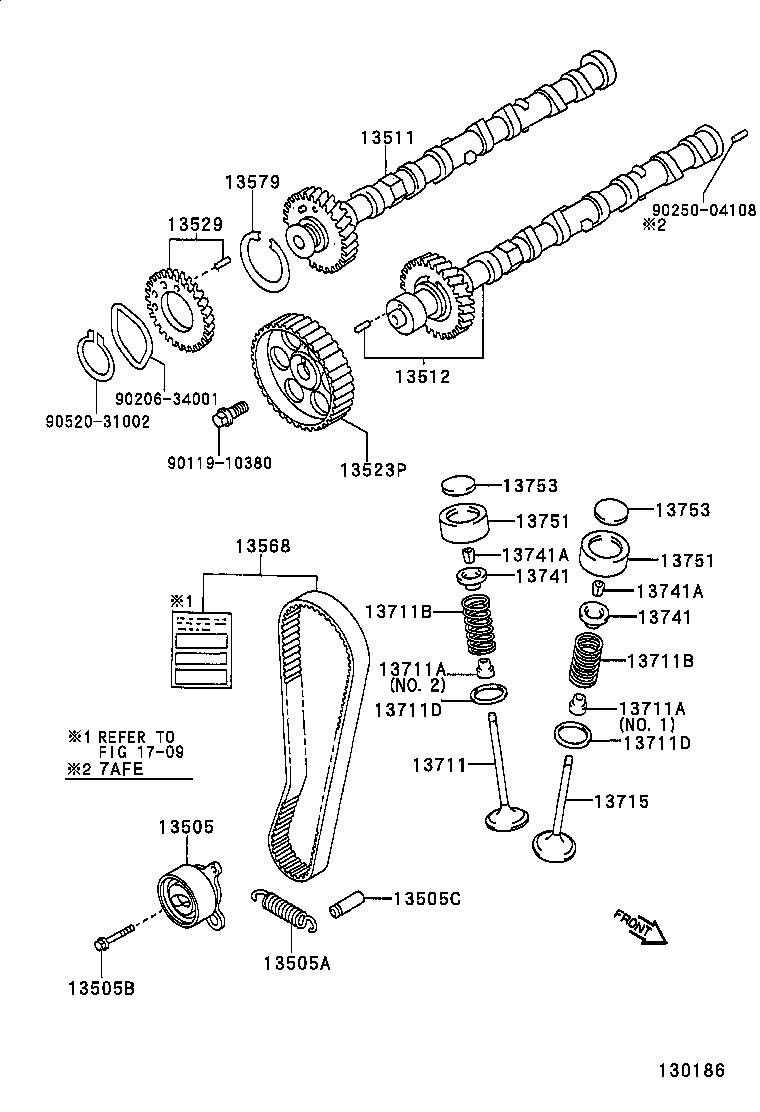  CARINA FF |  CAMSHAFT VALVE